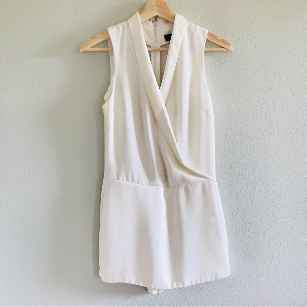 Topshop Us Size 2 White Romper